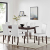 Prosper 7 Piece Faux Leather Dining Set / EEI-4188