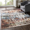 Success Tahira Transitional Distressed Vintage Floral Moroccan Trellis 4x6 Area Rug / R-1159-46