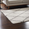 Toryn Diamond Lattice 5x8 Shag Area Rug / R-1144-58