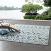 Reflect Tamako Diamond and Chevron Moroccan Trellis 8x10 Indoor / Outdoor Area Rug / R-1177-810