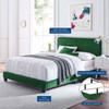 Celine Channel Tufted Performance Velvet Queen Bed / MOD-6330