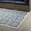 Ariana Vintage Floral Trellis 8x10 Indoor and Outdoor Area Rug / R-1142-810