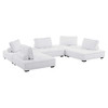 Saunter 5-Piece Tufted Fabric Fabric Sectional Sofa / EEI-5210