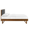 Bridgette Twin Wood Platform Bed With Angular Frame / MOD-6645