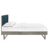 Bridgette Twin Wood Platform Bed With Angular Frame / MOD-6645