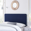 Milenna Channel Tufted Upholstered Fabric Full/Queen Headboard / MOD-6340