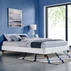 Harlow Full Performance Velvet Platform Bed Frame / MOD-6269