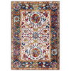 Entourage Samira Distressed Vintage Floral Vintage Medallion 5x8 Area Rug / R-1174-58