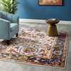 Entourage Samira Distressed Vintage Floral Vintage Medallion 5x8 Area Rug / R-1174-58