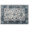 Entourage Samira Distressed Vintage Floral Vintage Medallion 5x8 Area Rug / R-1174-58