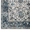 Entourage Samira Distressed Vintage Floral Vintage Medallion 5x8 Area Rug / R-1174-58