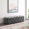 Amour 60" Tufted Button Entryway Performance Velvet Bench / EEI-3770