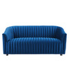 Announce Performance Velvet Channel Tufted Loveseat / EEI-5054