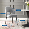 Rouse Upholstered Fabric Dining Side Chair / EEI-3801