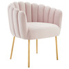 Sanna Channel Tufted Performance Velvet Armchair / EEI-5024