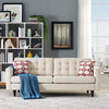 Empress Upholstered Fabric Sofa / EEI-1011