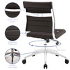 Jive Armless Mid Back Office Chair / EEI-1525