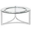 Signet Stainless Steel Coffee Table / EEI-1438