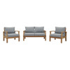 Marina 3 Piece Outdoor Patio Teak Set / EEI-1470