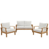 Marina 3 Piece Outdoor Patio Teak Set / EEI-1470