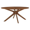 Crossroads 63" Oval Wood Dining Table / EEI-3848