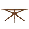 Crossroads 71" Oval Wood Dining Table / EEI-3849