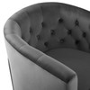 Prospect Tufted Performance Velvet Swivel Armchair / EEI-4138