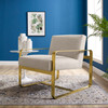 Astute Upholstered Fabric Armchair / EEI-3071