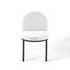 Isla Channel Tufted Upholstered Fabric Dining Side Chair / EEI-3803