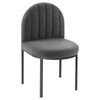 Isla Channel Tufted Upholstered Fabric Dining Side Chair / EEI-3803