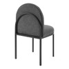 Isla Channel Tufted Upholstered Fabric Dining Side Chair / EEI-3803