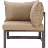 Fortuna Corner Outdoor Patio Armchair / EEI-1518