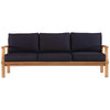 Marina Outdoor Patio Teak Sofa / EEI-4176