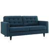 Empress Upholstered Fabric Loveseat / EEI-1547