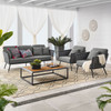 Stance 4 Piece Outdoor Patio Aluminum Sectional Sofa Set / EEI-3167