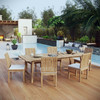 Marina 7 Piece Outdoor Patio Teak Dining Set / EEI-3307