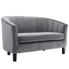 Prospect Channel Tufted Performance Velvet Loveseat / EEI-3137