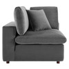 Commix Down Filled Overstuffed Performance Velvet Loveseat / EEI-4816