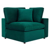 Commix Down Filled Overstuffed Performance Velvet Loveseat / EEI-4816