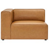 Mingle Vegan Leather 4-Piece Sofa and 2 Ottomans Set / EEI-4794