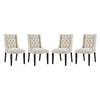 Baronet Fabric Dining Chair Set of 4 / EEI-3558