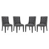 Baronet Dining Chair Fabric Set of 4 / EEI-3558