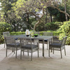 Aura 7 Piece Outdoor Patio Wicker Rattan Set / EEI-3560