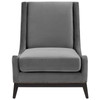 Confident Accent Upholstered Performance Velvet Lounge Chair / EEI-3488