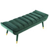 Guess Channel Tufted Performance Velvet Accent Bench / EEI-3484