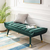 Guess Channel Tufted Performance Velvet Accent Bench / EEI-3484