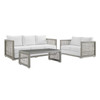 Aura 3 Piece Outdoor Patio Wicker Rattan Set / EEI-3598