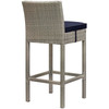 Conduit Outdoor Patio Wicker Rattan Bar Stool Set of 2 / EEI-3604