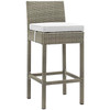 Conduit Outdoor Patio Wicker Rattan Bar Stool Set of 2 / EEI-3604
