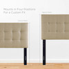 Emily Upholstered Fabric Twin Headboard / MOD-5176